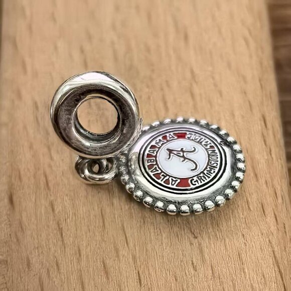 Pandora University of Alabama Charm Pendant, S925 Silver Bracelets - Picture 3 of 4